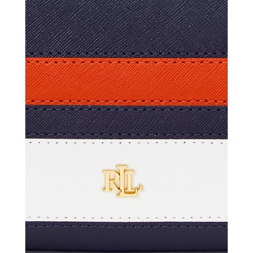 폴로 랄프로렌 Striped Leather Medium Danni Bag