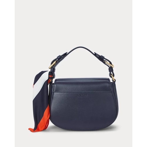 폴로 랄프로렌 Scarf-Trim Medium Tanner Crossbody Bag