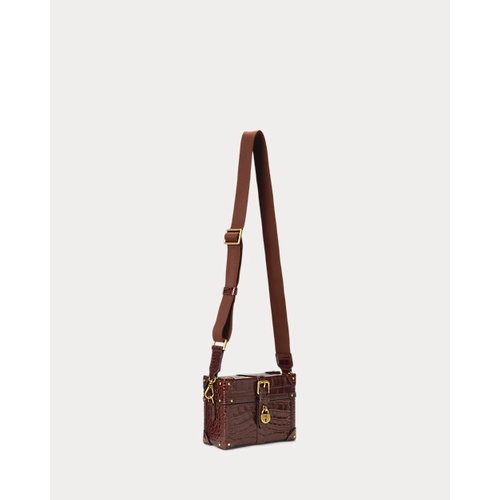 폴로 랄프로렌 Embossed Small Tanner Luggage Crossbody