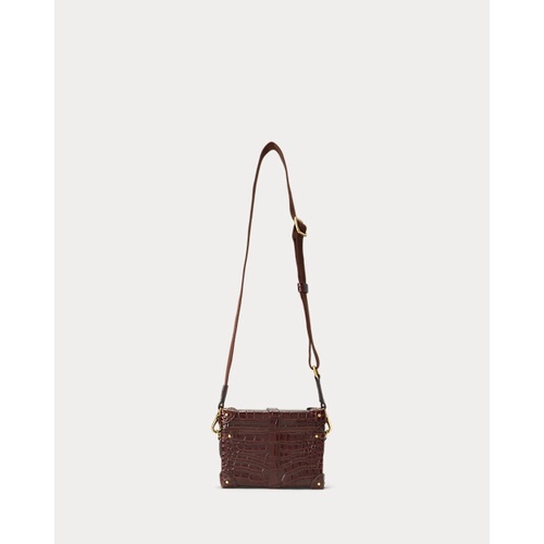 폴로 랄프로렌 Embossed Small Tanner Luggage Crossbody