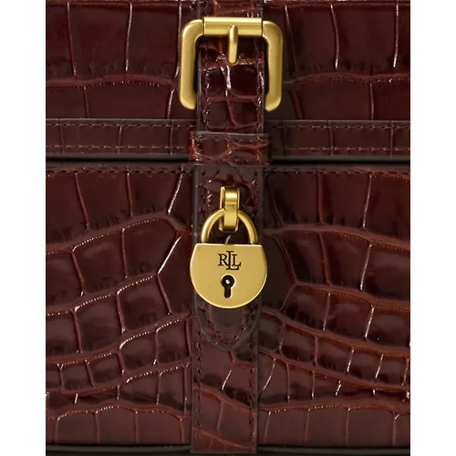 폴로 랄프로렌 Embossed Small Tanner Luggage Crossbody