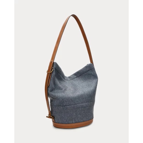 폴로 랄프로렌 Flannel Bellport Bucket Bag