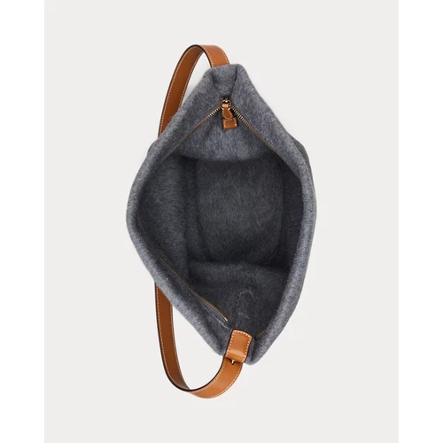 폴로 랄프로렌 Flannel Bellport Bucket Bag