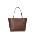 Faux-Leather Large Reversible Tote Bag