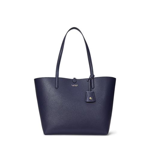 폴로 랄프로렌 Faux-Leather Large Reversible Tote Bag