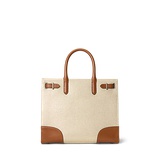 Metallic Canvas Medium Devyn Tote Bag