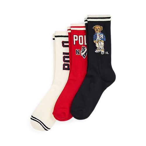 폴로 랄프로렌 Polo Bear Crew Sock 3-Pack