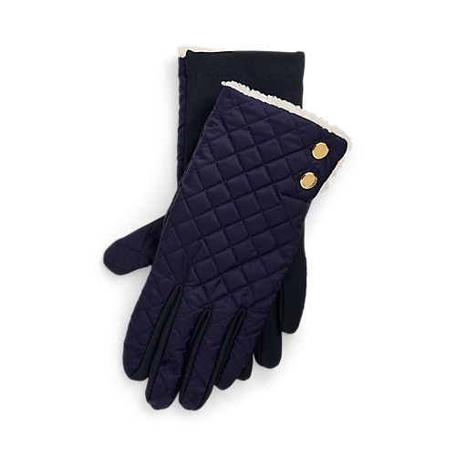 폴로 랄프로렌 Diamond-Quilted Tech Gloves