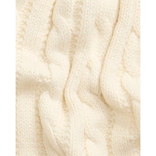 폴로 랄프로렌 Crest-Patch Cable-Knit Scarf