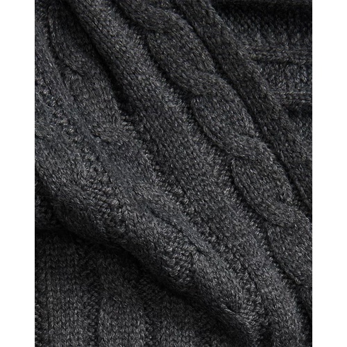 폴로 랄프로렌 Crest-Patch Cable-Knit Scarf