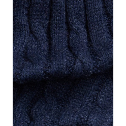 폴로 랄프로렌 Crest-Patch Cable-Knit Scarf