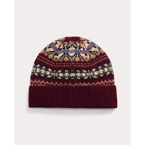 폴로 랄프로렌 Fair Isle Wool-Blend Beanie