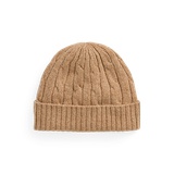 Cable-Knit Cashmere Beanie