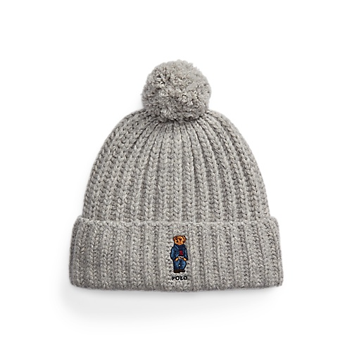 폴로 랄프로렌 Polo Bear Rib Pom-Pom Beanie