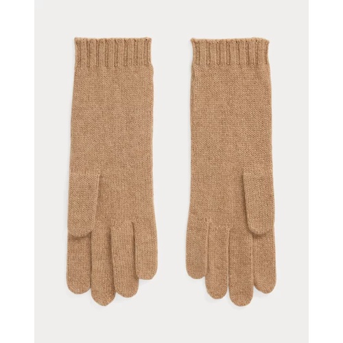 폴로 랄프로렌 Cable-Knit Wool-Cashmere Gloves