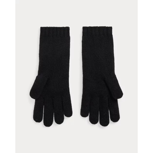 폴로 랄프로렌 Cable-Knit Wool-Cashmere Gloves