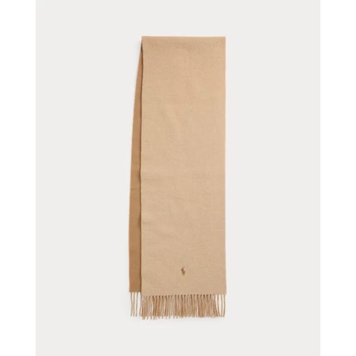 폴로 랄프로렌 Fringe-Trim Wool Scarf