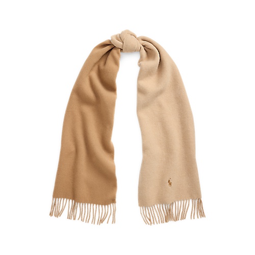 폴로 랄프로렌 Fringe-Trim Wool Scarf