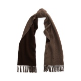 Fringe-Trim Wool Scarf