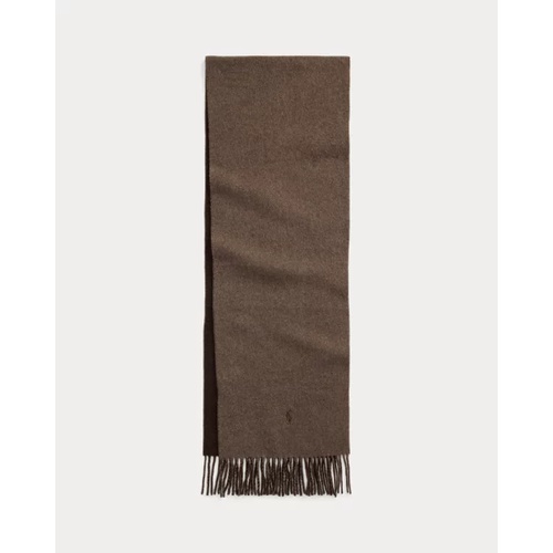 폴로 랄프로렌 Fringe-Trim Wool Scarf