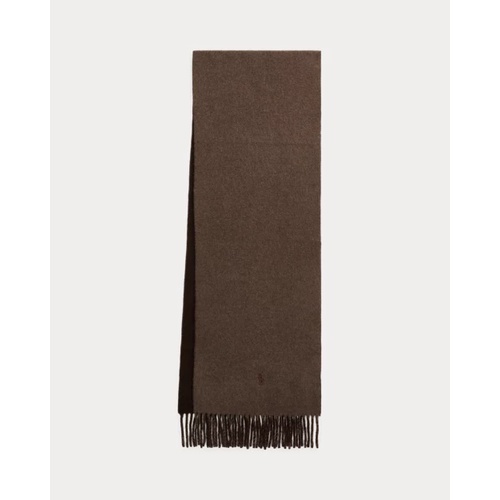 폴로 랄프로렌 Fringe-Trim Wool Scarf