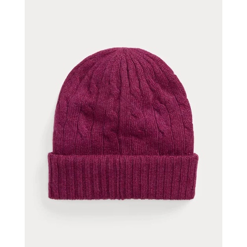 폴로 랄프로렌 Cable-Knit Wool-Cashmere Beanie