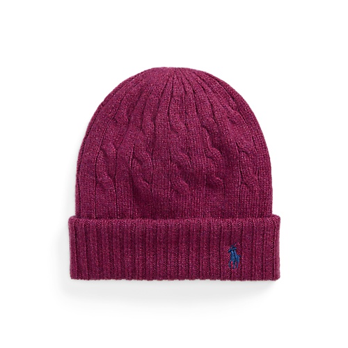 폴로 랄프로렌 Cable-Knit Wool-Cashmere Beanie