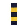 Rib-Knit Wool Rugby Scarf