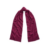 Cable-Knit Wool-Cashmere Scarf