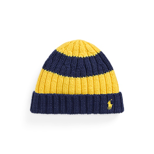 폴로 랄프로렌 Rib-Knit Wool Rugby Beanie