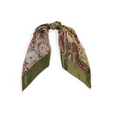 Floral Silk Square Scarf