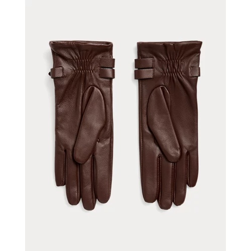 폴로 랄프로렌 Padlock-Charm Sheepskin Gloves