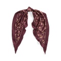 Floral Silk Twill Diamond Scarf