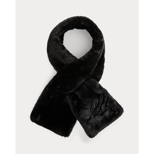 폴로 랄프로렌 Faux-Fur Pull-Through Scarf