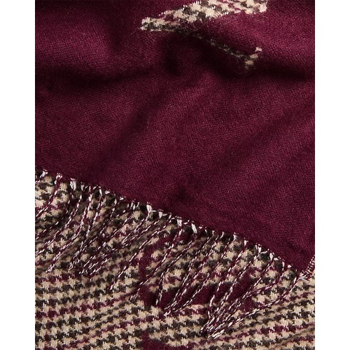 폴로 랄프로렌 Reversible Logo Jacquard Scarf