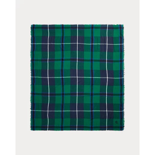 폴로 랄프로렌 Plaid Square Scarf