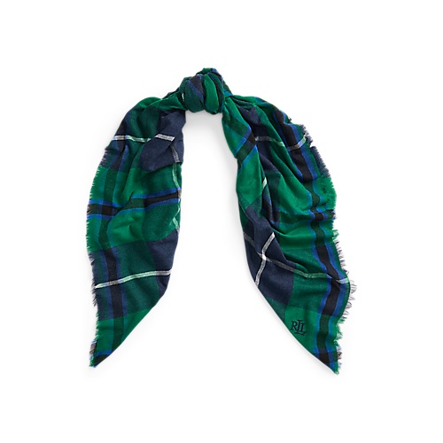 폴로 랄프로렌 Plaid Square Scarf