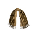 Belting-Motif Jacquard Wrap Scarf