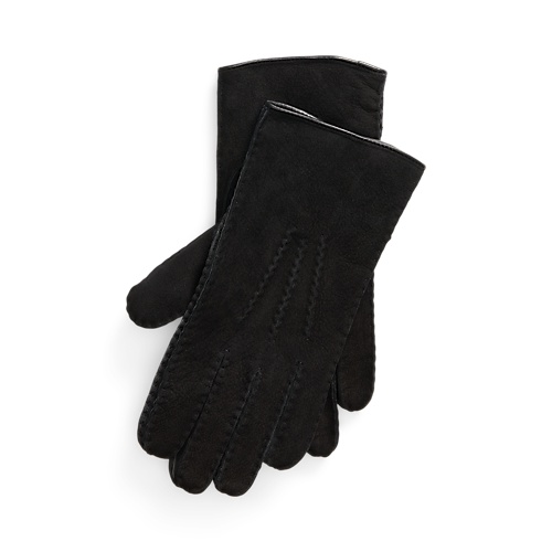 폴로 랄프로렌 Stitched Shearling Gloves