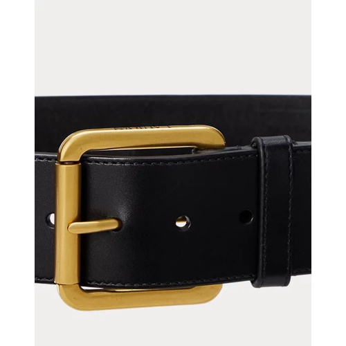 폴로 랄프로렌 Vachetta Leather Wide Belt