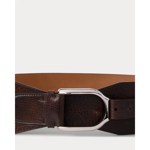 폴로 랄프로렌 Welington Distressed Turnback Waist Belt