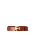 RL Vachetta Leather Wide Belt