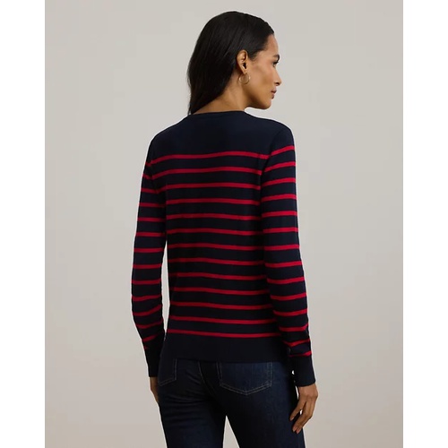 폴로 랄프로렌 Striped Cotton-Blend Sweater