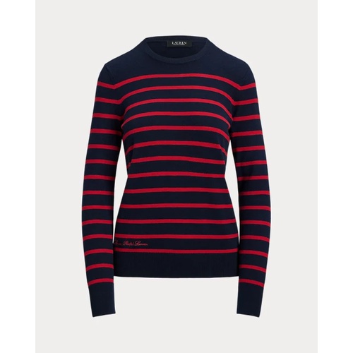 폴로 랄프로렌 Striped Cotton-Blend Sweater