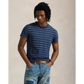 Classic Fit Striped Cotton-Linen T-Shirt