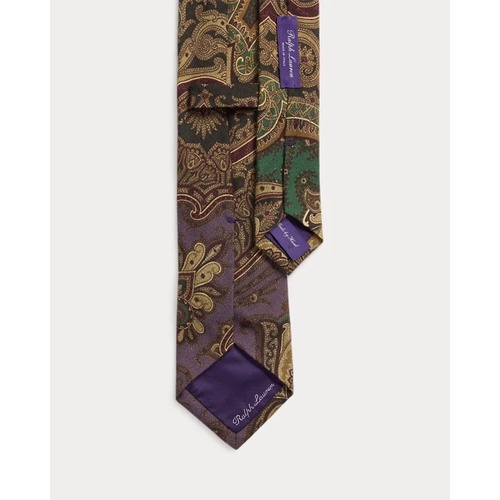 폴로 랄프로렌 Paisley Cashmere-Silk Tie