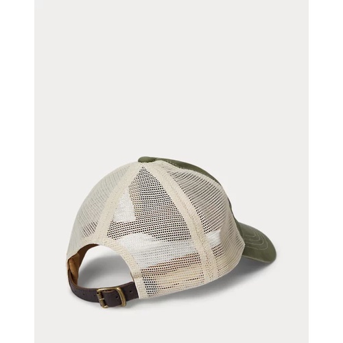 폴로 랄프로렌 Logo-Patch Twill Trucker Cap
