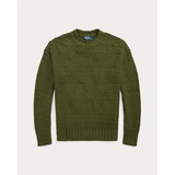 Textured Linen-Cotton Sweater