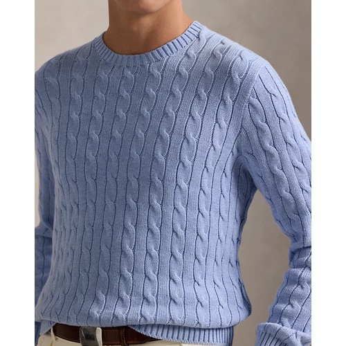 폴로 랄프로렌 Cable-Knit Cotton Crewneck Sweater