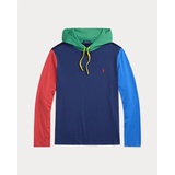 Color-Blocked Jersey Hooded T-Shirt